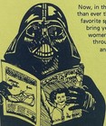 Track And Field News Insert Card Ad                Star Wars Darth Vader   C-3po