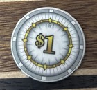  1 Vintage Casino Poker Chip Unidentified