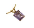 19thc Antique 1  ct Scotland Amethyst pendant  Medieval Roman Catholic Bishop Gem