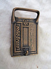 Michigan Power Company Brass Belt Buckle Holland  Michigan
