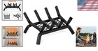 Eco-friendly 14-inch Fireplace Grate With High Clearance For Better Airflow