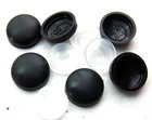 Screw Head Covers For  6  8 M3 M4 Flat Back Black Plastic  8 8-180  10 Sets 