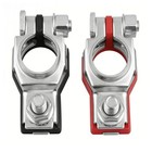2pcs Car Battery Terminal Connector Top Post Positive   Negative Boat Universal