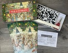 Christmas Paper Craft Dutch Winter Scene Translates Happy Winter Cutting Vtg New