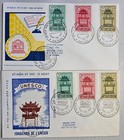 South Vietnam Fdc Scott   178-80  Unesco Set Of 5  1961