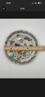 Pair Antique Chinese Famille Verte Phoenix Plates 8 75    Hand Painted Porcelain