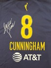 Sophie Cunningham Signed Wnba Indiana Fever Fanatics Jersey Swau Coa Auto