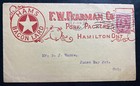 1904 Hamilton Canada Advertising Cover To James Bay Fearman Pork Packers