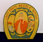 Nos Lady Prim Vintage Sewing Needlebook Made In Occupied Japan With Sharps