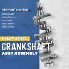 G4fd Engine Crankshaft Connecting Rods Kit Bearing Set For Hyundai Kia Rio 1 6l