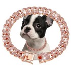 Dog Chain Collar Link Puppy Collar Necklace Metal Cat Chain Pet  Necklace