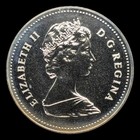          1981 Canada 1 Dollar Elizabeth Ii Railway Centennial Silver Km 130 Bu