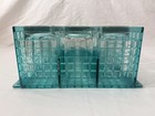 15 Continental Airlines Inflight Beverage Glasses In Original Storage Rack