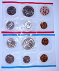 1972 Us Uncirculated Mint Set Original Cello Flat Pack 11 Coins  as P