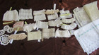 Vtg Lace Trim Salvaged Lot Bobbin Valenciennes Eyelet Embroidered Doily  crafts