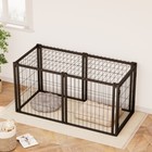 Black Dog Crate 47 2  Dog Kennel For Small Medium Dogs    Pet Cage  Indoor