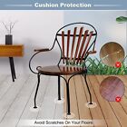 44 Packs 1-1 2  Wrought Iron Patio Furniture Chair Leg Caps - 1 5  Plastic Fu   