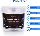 Moldable Cosplay Foam Clay  white      High Density And Hiqh Quality For Intricate
