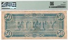 1864  50 Confederate States Of America T-66 Pf-2 Banknote - Pmg Vf30  Choice 