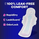 Always Ultra Thin Pads With Wings Size 5 Extra Heavy Overnight Unscented 34ct