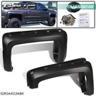 Fit For 14-18 Silverado 1500 5 8  Short Bed Pocket Rivet Style Fender Flares