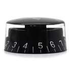 4pcs Acrylic Guitar Knobs Speed Volume Tone Control Knobs Black Abalone Star