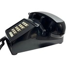 Vintage Itt 2500 Black Push Button Landline Desk Telephone Cortelco Retro Office