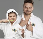 100  Cotton Kids Terry Hooded Robe Terry Towel Hooded Bathrobe Kids Bath Wrap