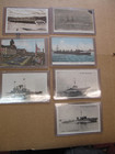 Lot 16 Photo Post Cards Navy Military Ww Ii Crews Lexington Uss Ny 1940s