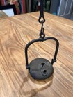 Oil Lamp Antique 1800s Miners Lenticular Cast Iron Mining Tunnel Lantern