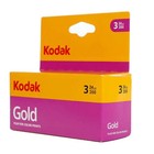 Kodak Gold 200 24 Exposure Color Negative 35mm Film  3 Pack