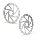 2pack 180mm Disc Brake Rotor With 6 Bolts For Electric Bicycle Road Bike Mtb Bmx