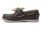 White Mountain Women s Headsail Boat Shoes Brown Leather Size 6 5 M