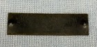 Vintage Koken Barber Chair Manufacturer Tag