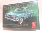 Factory Sealed Amt 1961 Chevrolet  Impala Ss 1 25 Model Kit W  Cement Free Ship 