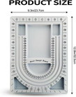 Bead Plate  Bead Measuring Plate  Jewelry Design Tray  Bead Design Table  Suitab