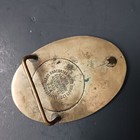 Brass Belt Buckle - Union Railroad - Pittsburgh  Pa - Anacortes Brass Works