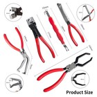 10 Electrical Disconnect Pliers Set For Cars  Automotive Connector Tools