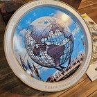 Lot Of 8 1964-65 New York World s Fair Memorablia     Book Glass Record Tray Spoon