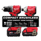 M18 18-volt Lith-ion Brushless Cordless Compact Hammer Drill impact Combo Kit  2