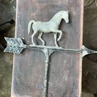 Antique Cast  Weathervane Walking Horse Actual Original Plantation Weathervane