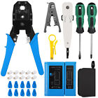 Rj45 Crimping Tool Kit Set For Cat5 cat6 Lan Cable Tester Network Repair Tools