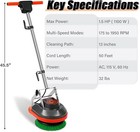 Commercial Floor Scrubber Machine With Brushes And Pads
