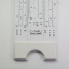 Vtg C-thru S889 Slide Rule W  Case Japan Made