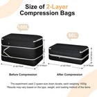 Easortm Comforter Storage Bag - Large Capacity Bedding Storage Bags Ultra Spa   