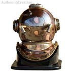 Full Size Antique Us Navy Brass Divers Diving Helmet Mark V Deep Sea Scuba Gift