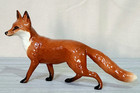 Beswick Large White Tipped Tail Standing Fox By Arthur Gredington No  1016a