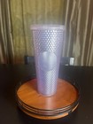 Starbucks Nwt 2019 Holiday Platinum Silver Studded Tumbler Venti 24oz