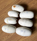 Vintage Nautical Fishing Net Floats Set 6 Authentic Maritime D  cor-free Shipping