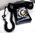 Vintage 1940 Western Electric Bell Model 302 Desk Telephone Metal Rotary Dial